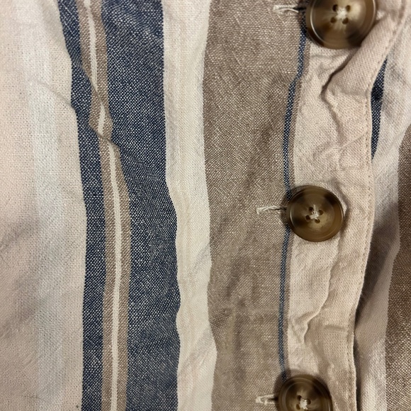 Simons Medium Blue and Grey Striped Tank top - Picture 4 of 4